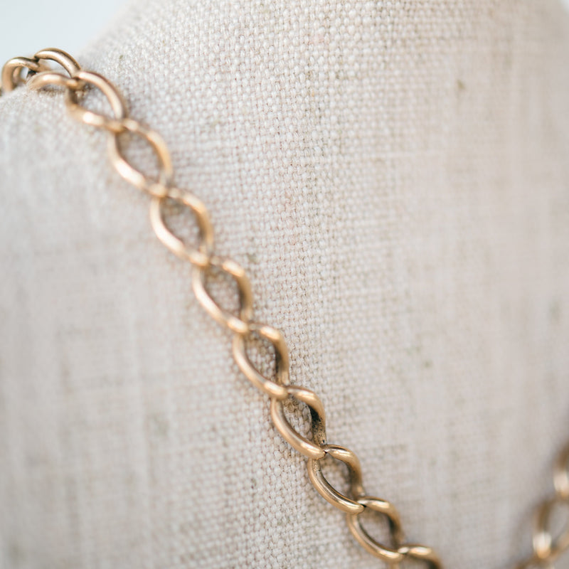 Oval Link Antique Chain