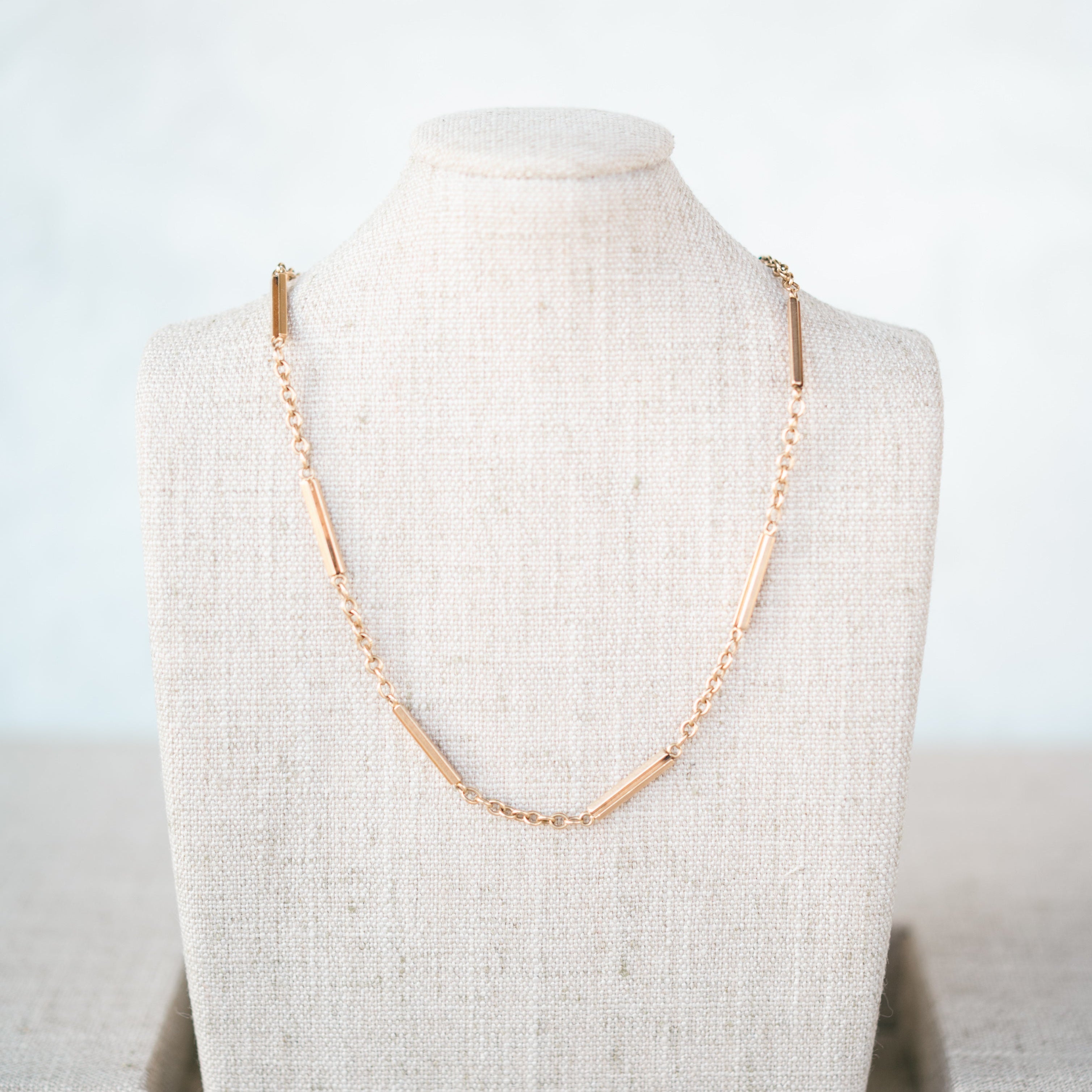 Yellow Gold Watch Chain