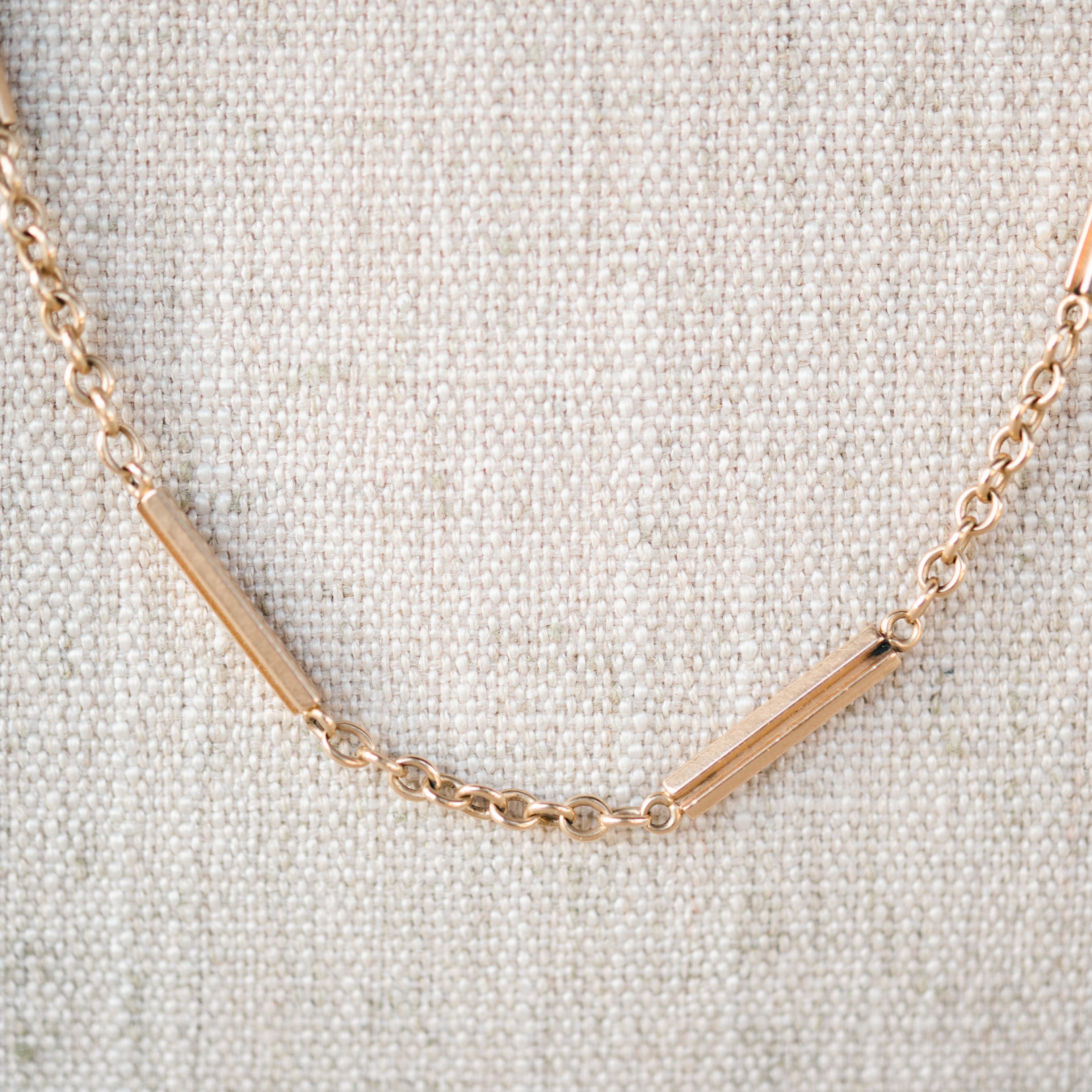 Yellow Gold Watch Chain