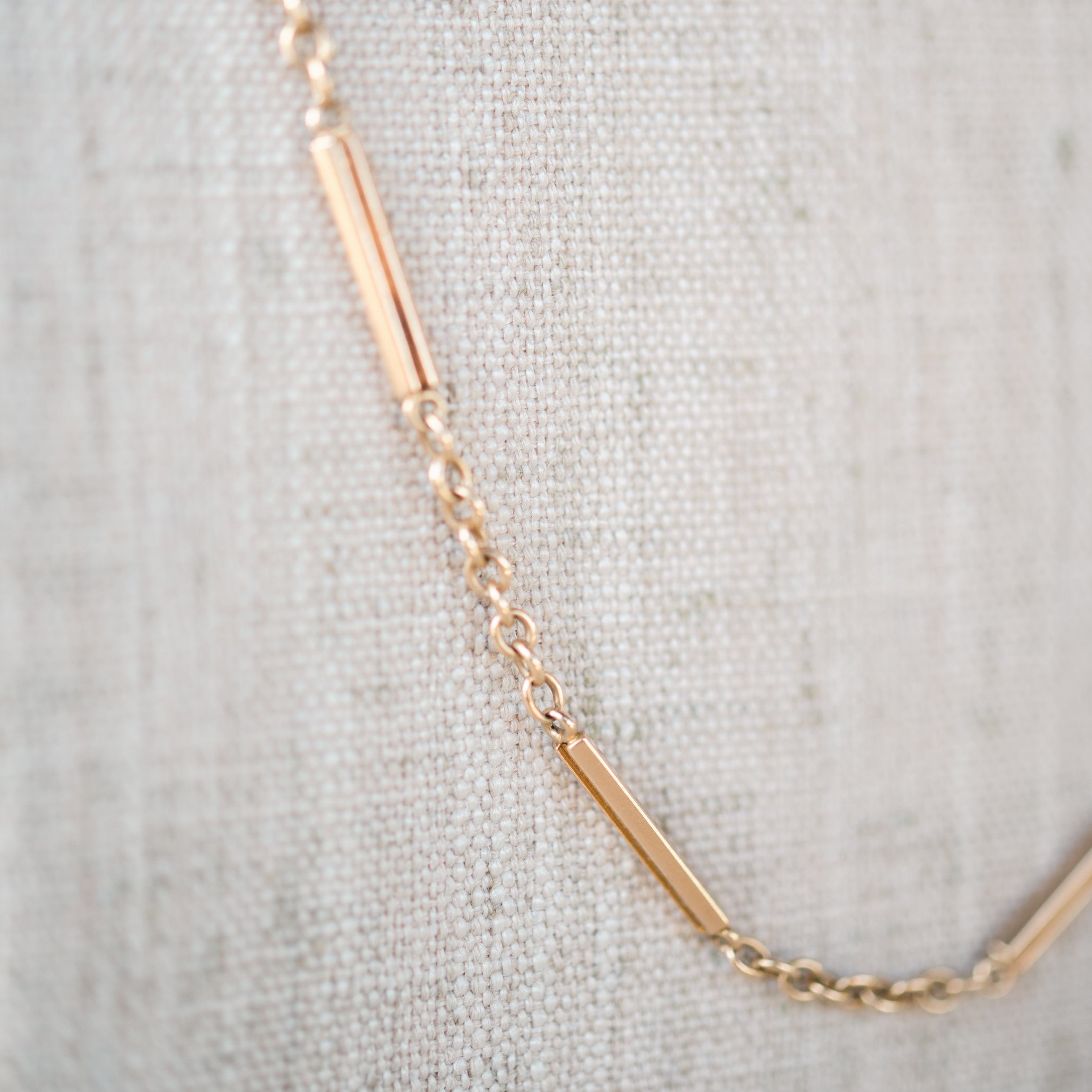 Yellow Gold Watch Chain