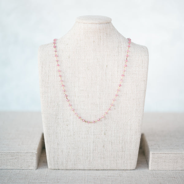 Ruby Bead Necklace