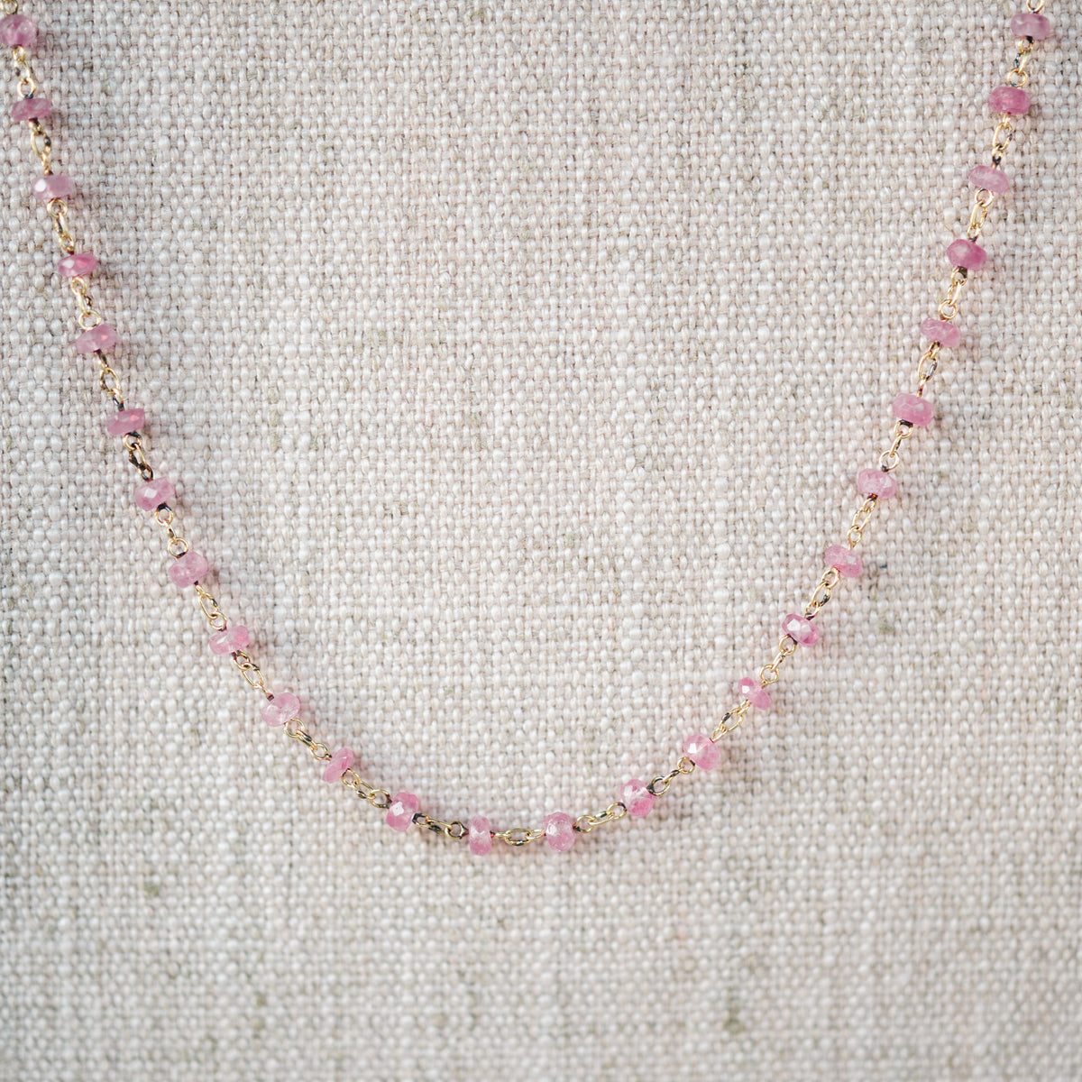 Ruby Bead Necklace