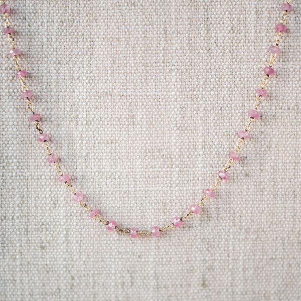 Ruby Bead Necklace