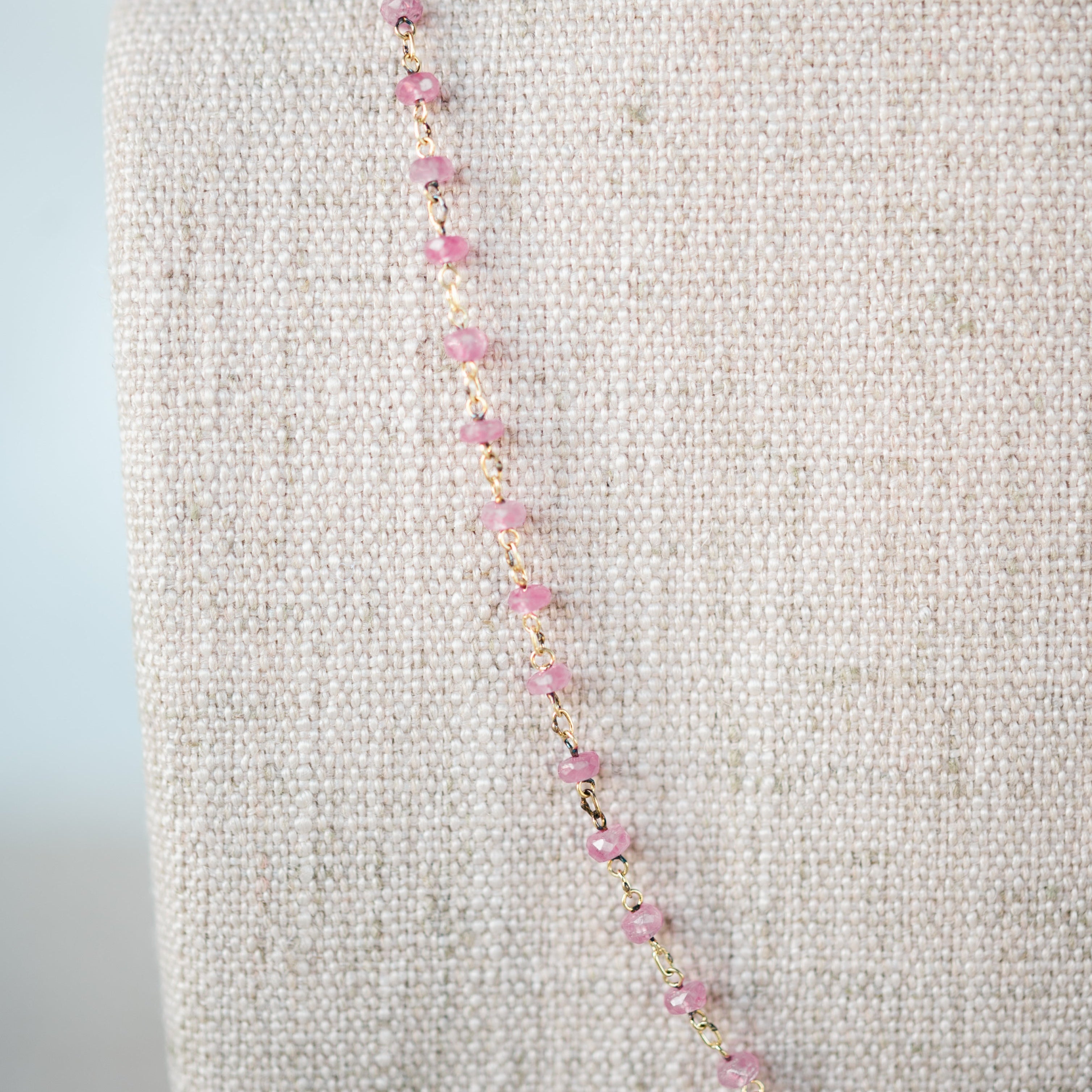 Ruby Bead Necklace