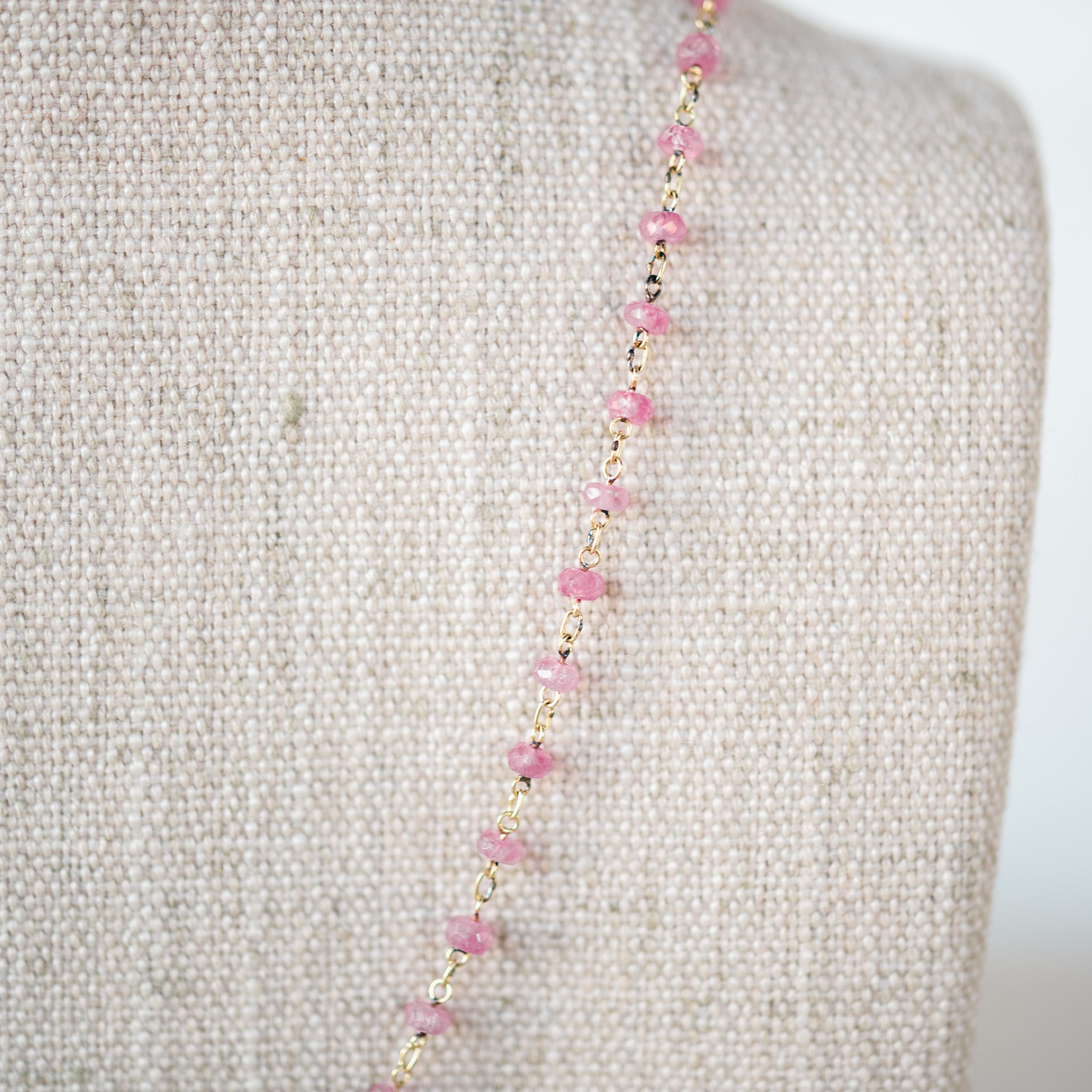 Ruby Bead Necklace