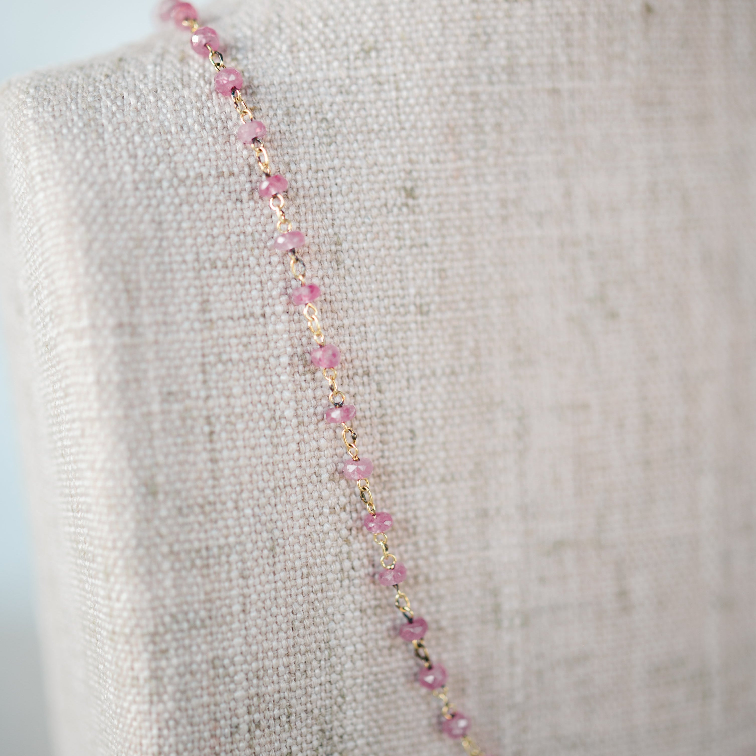 Ruby Bead Necklace