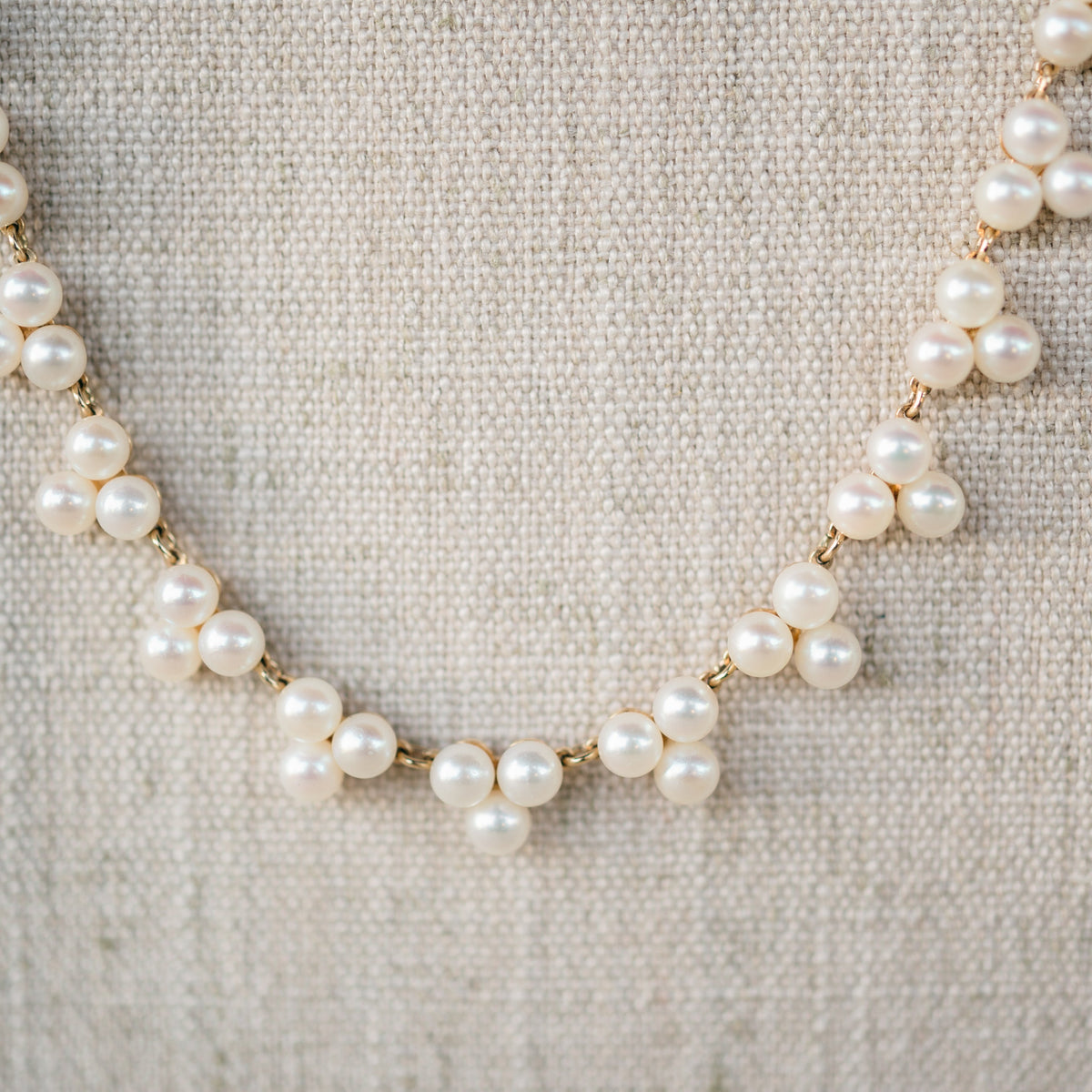 Trefoil Akoya Pearl Necklace