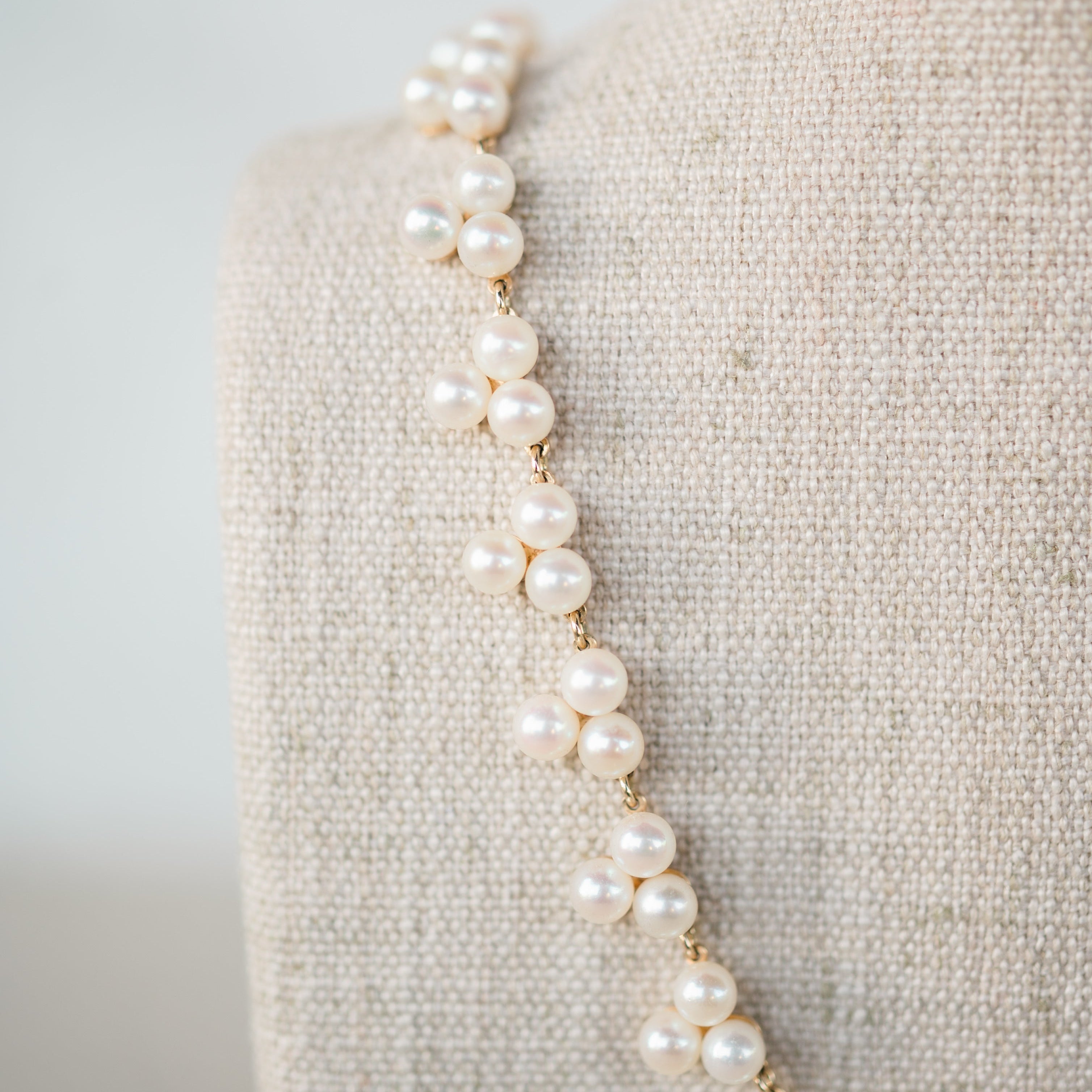 Trefoil Akoya Pearl Necklace