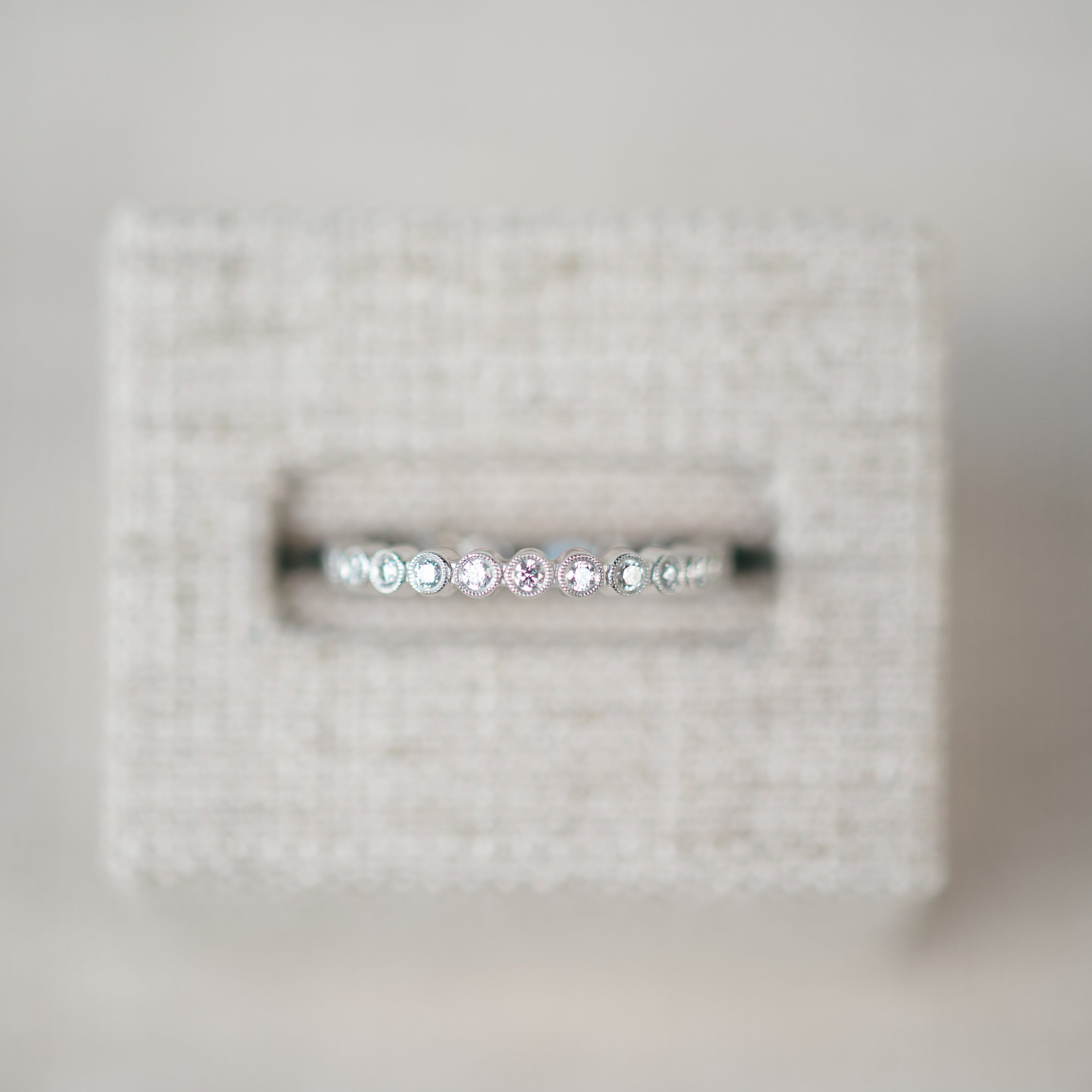 Bezel Set Diamond Eternity Band