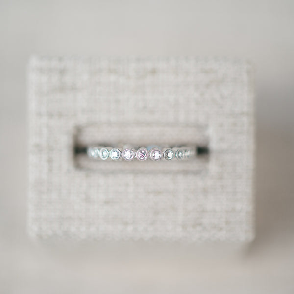 Bezel Set Diamond Eternity Band