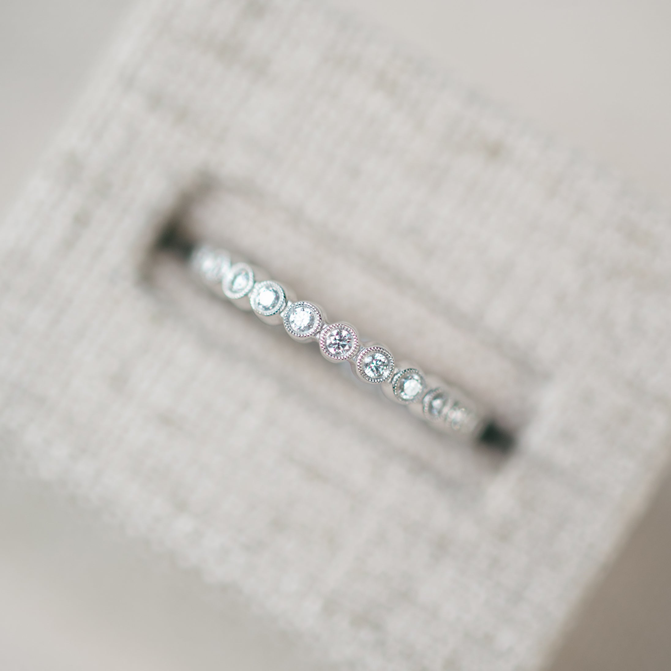 Bezel Set Diamond Eternity Band