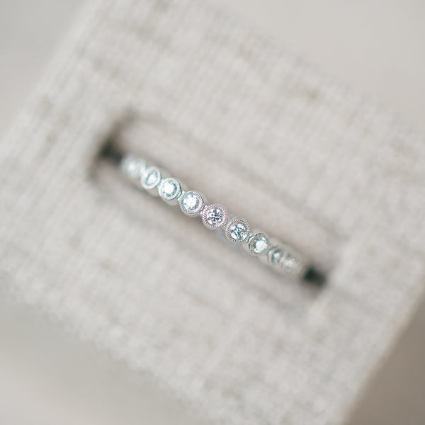 Bezel Set Diamond Eternity Band