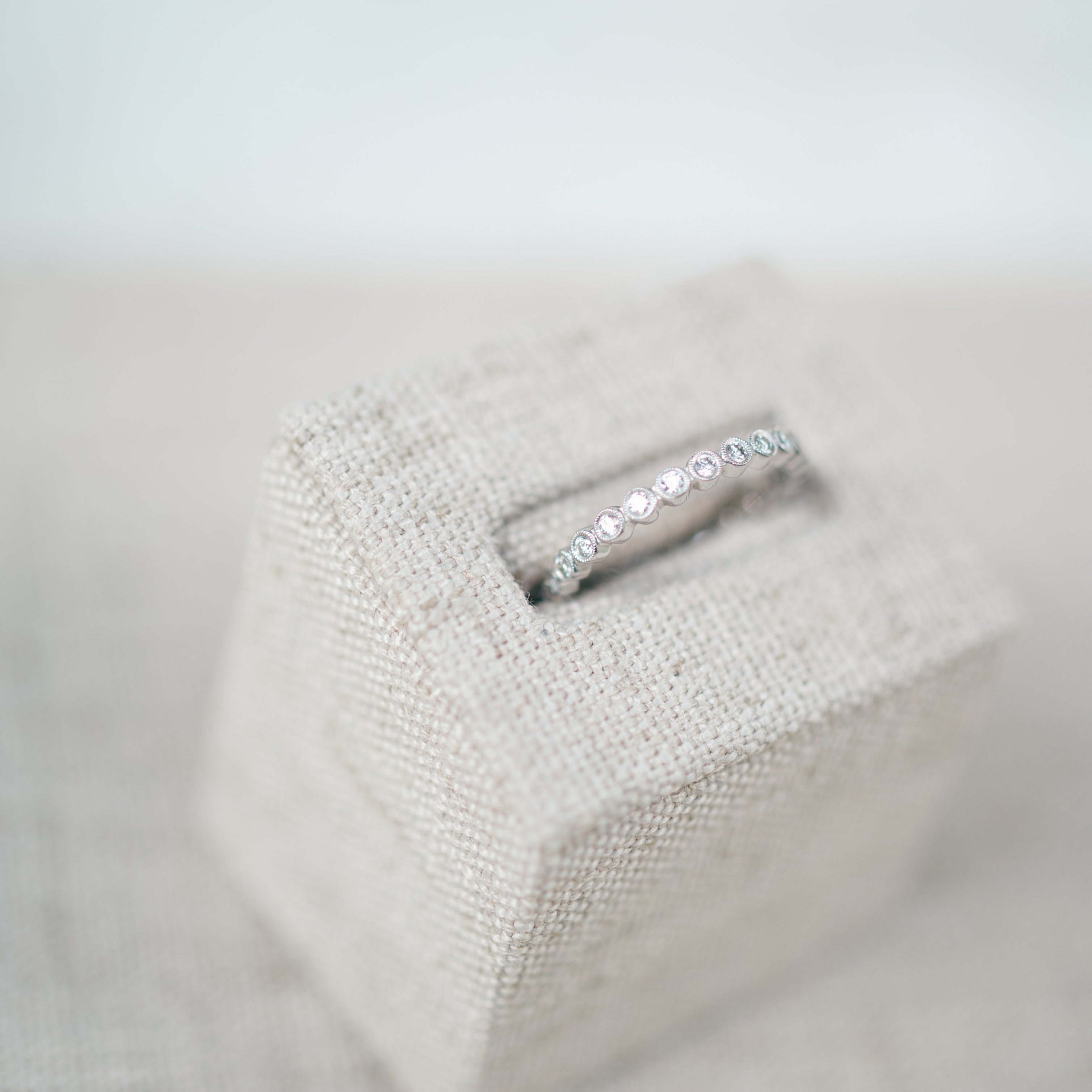 Bezel Set Diamond Eternity Band