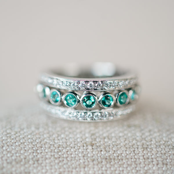 Emerald and Diamond Band