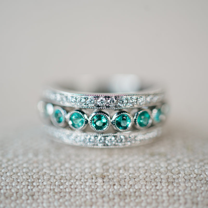 Emerald and Diamond Band