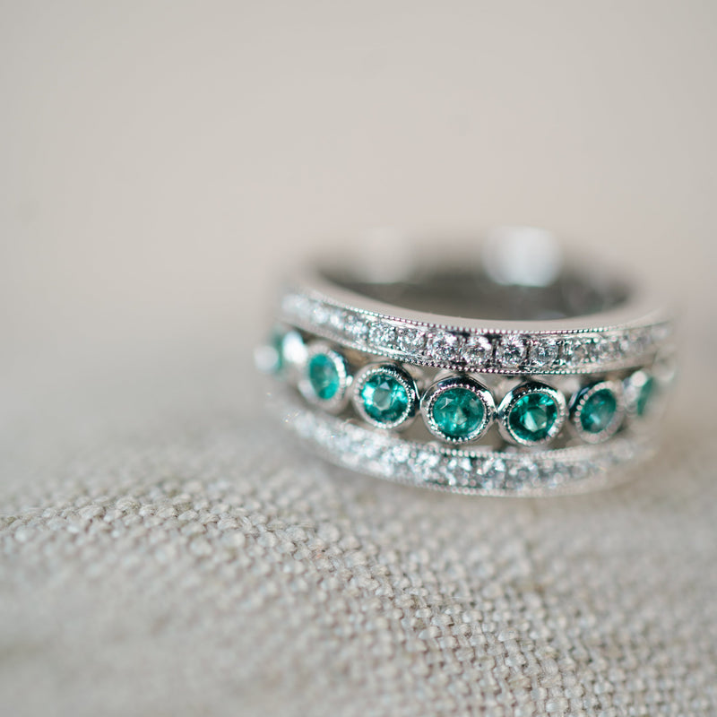 Emerald and Diamond Band