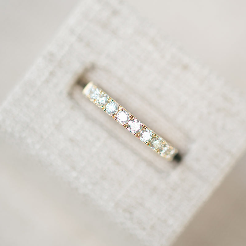 1.0ct Round Half Eternity Band