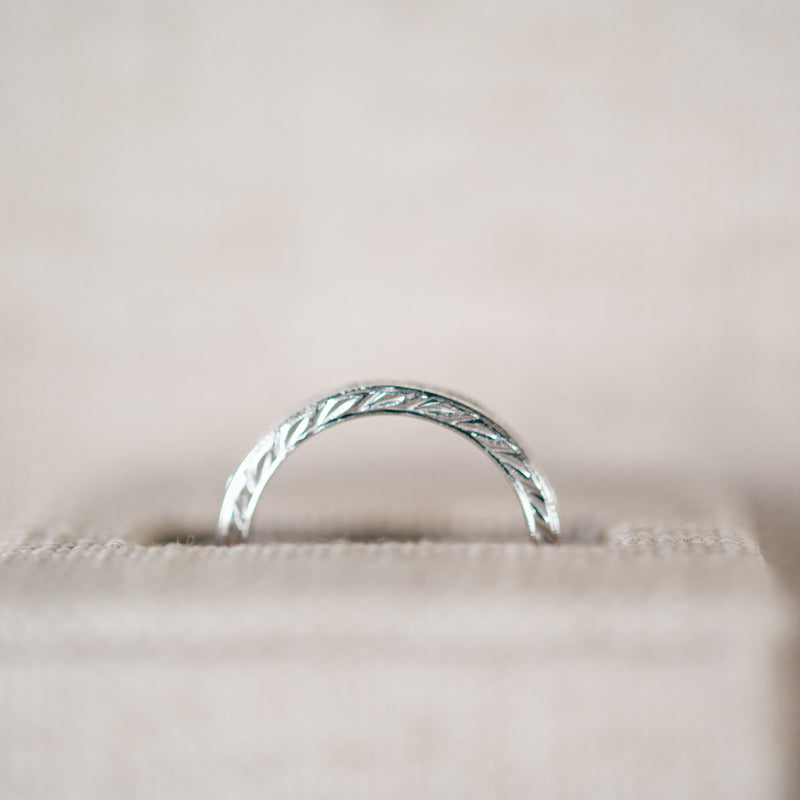 Platinum Princess Cut Diamond Eternity Band