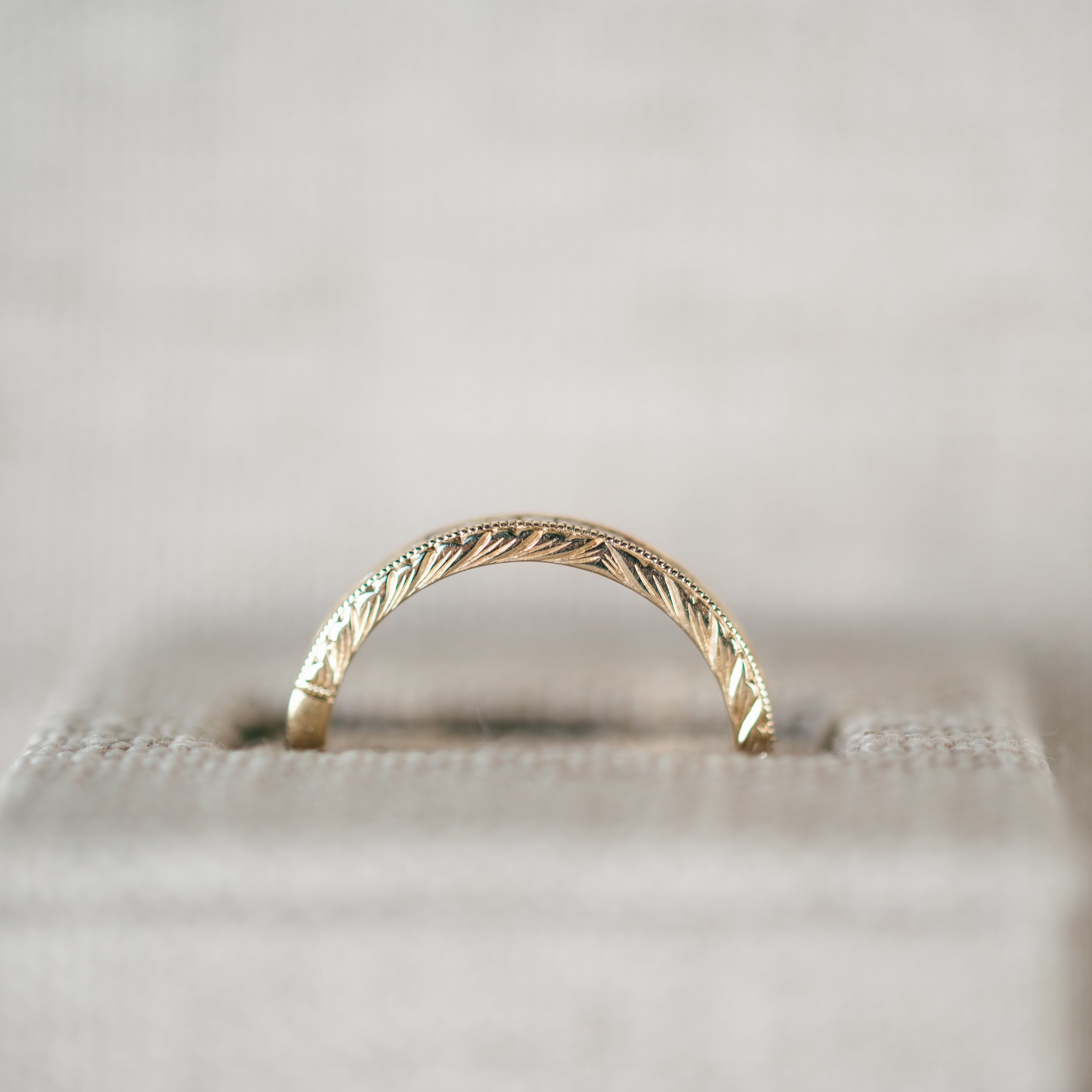 Yellow Gold Diamond Pave Band