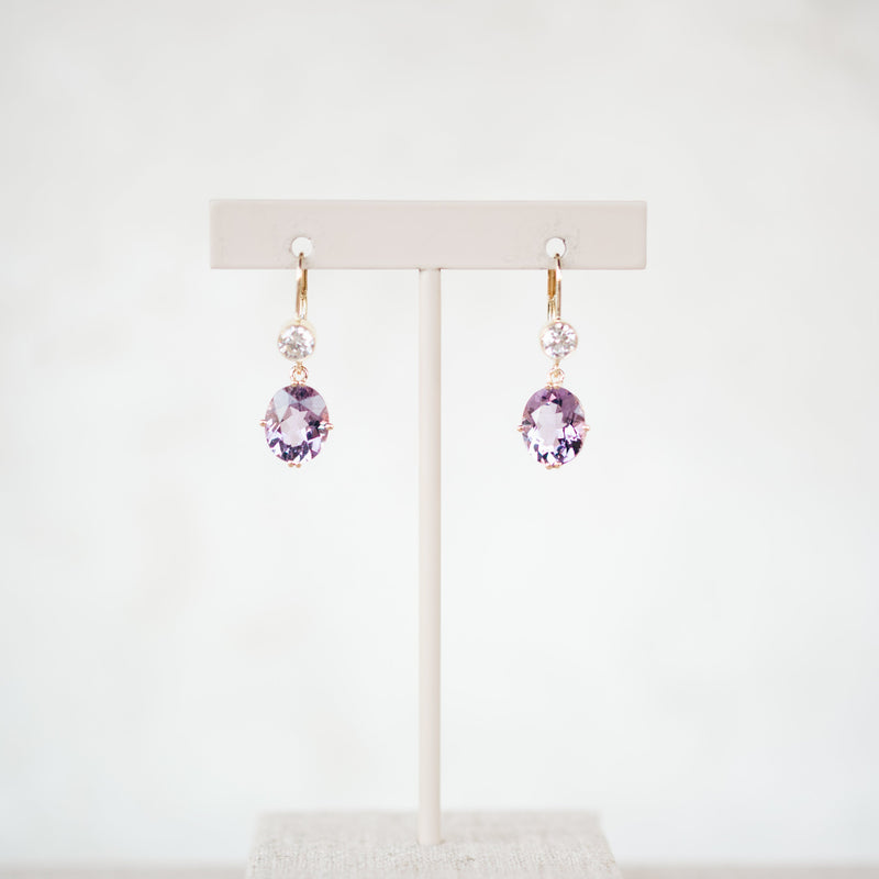 Amethyst Dangle Earrings