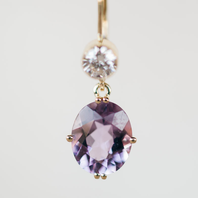 Amethyst Dangle Earrings