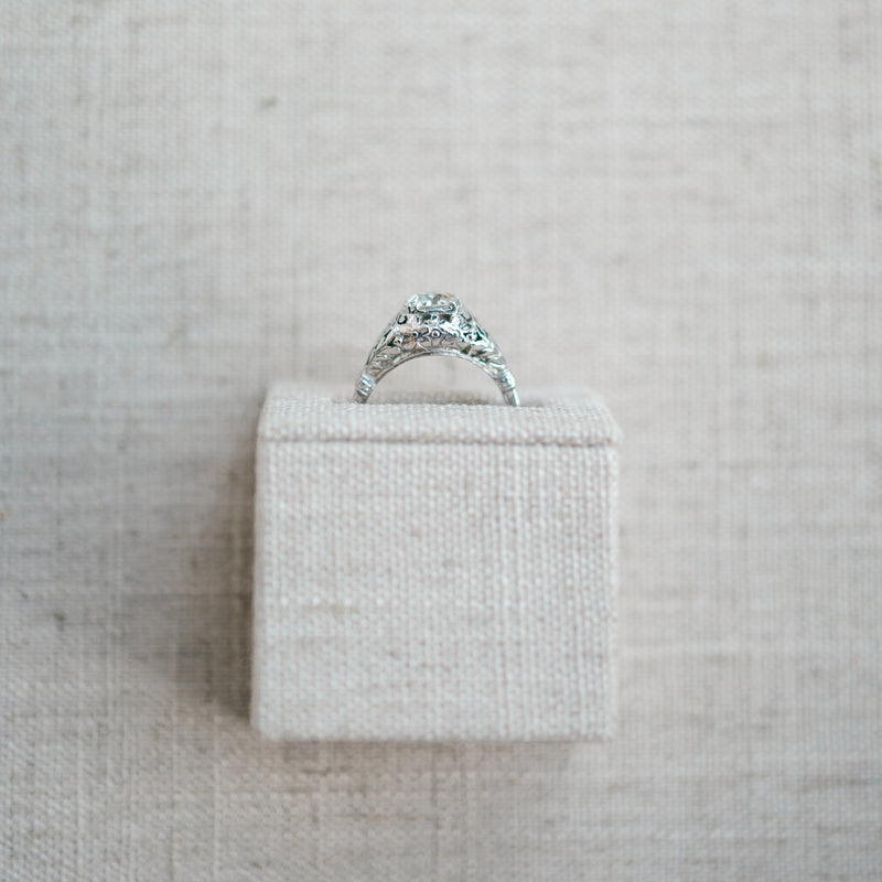 Art Deco Old European Diamond Ring