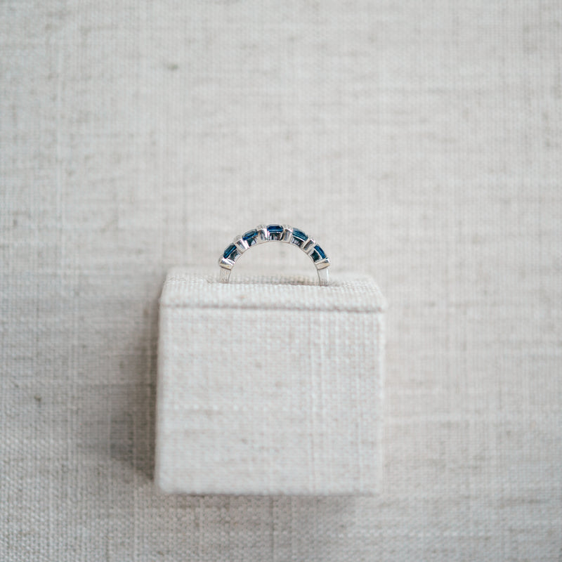 Spectacular Sapphire and Diamond Band