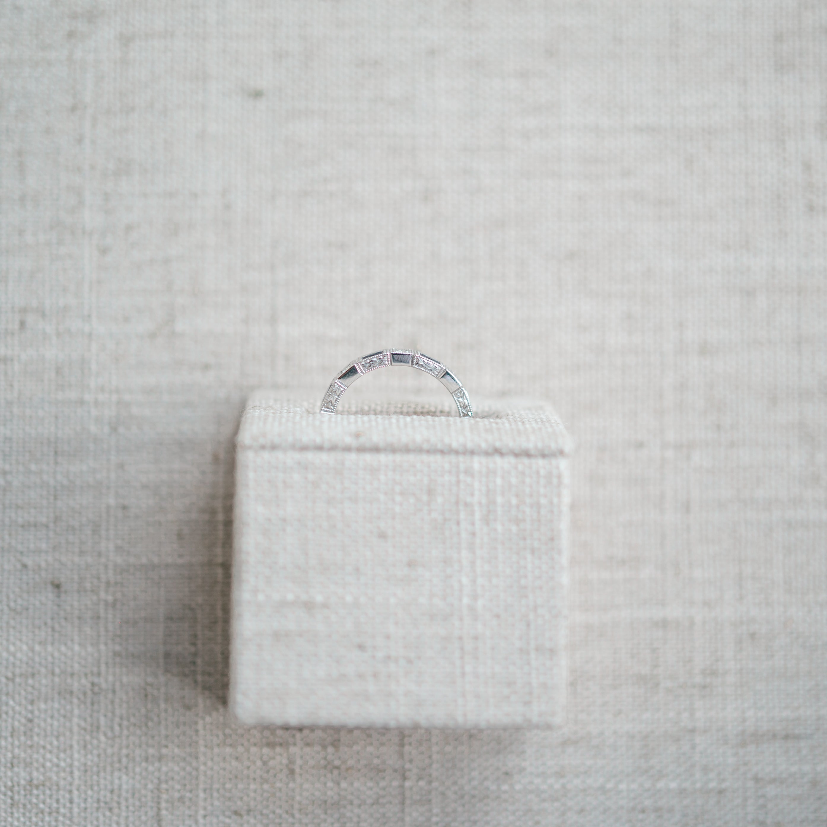 Diamond and Sapphire Baguette Band