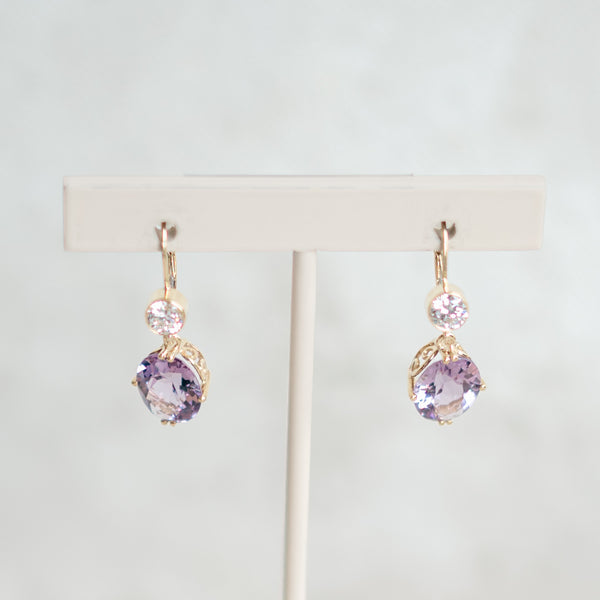 Amethyst Dangle Earrings
