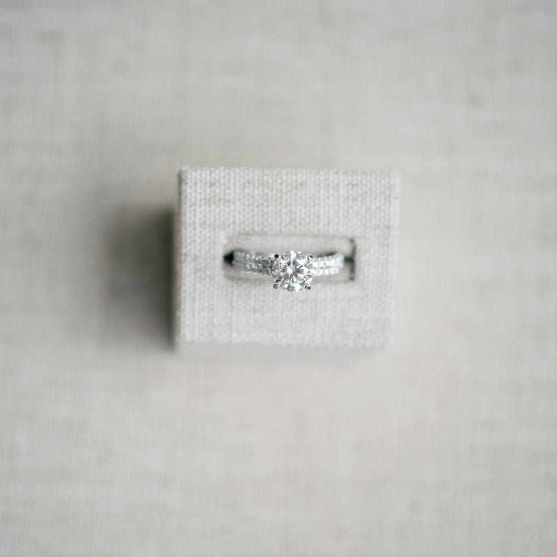 Double Row Diamond Accent Mounting