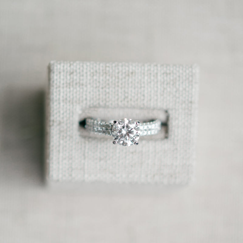 Double Row Diamond Accent Mounting