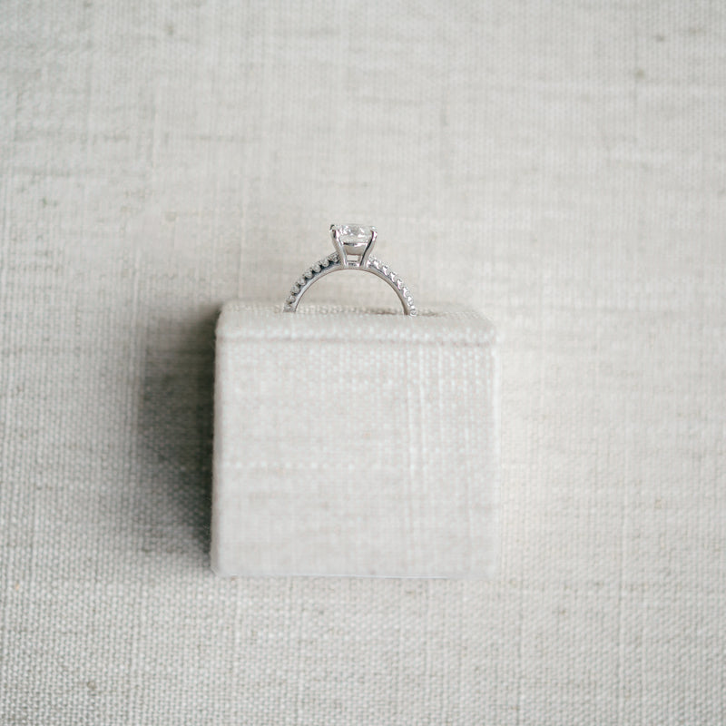Double Row Diamond Accent Mounting