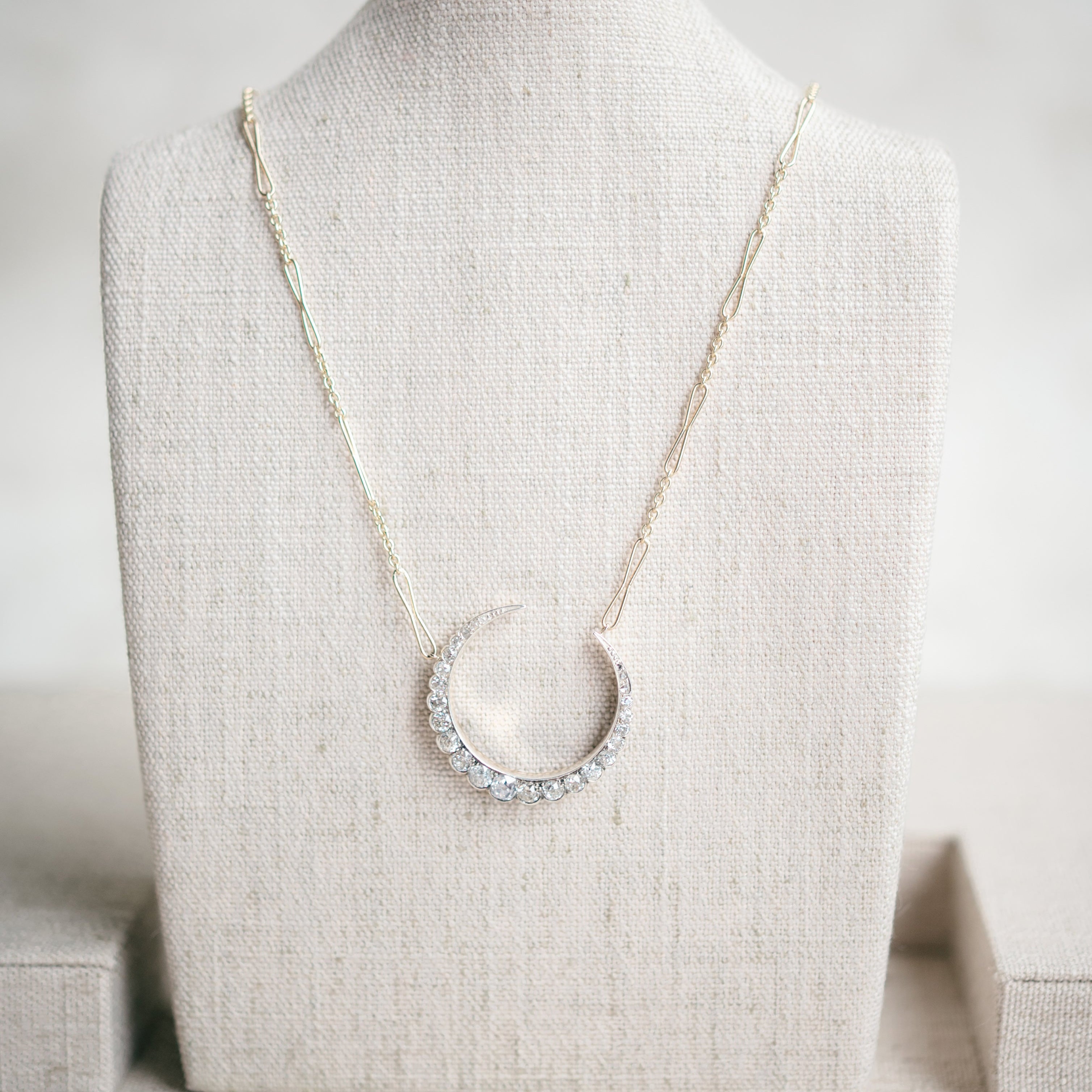 Victorian Crescent Necklace