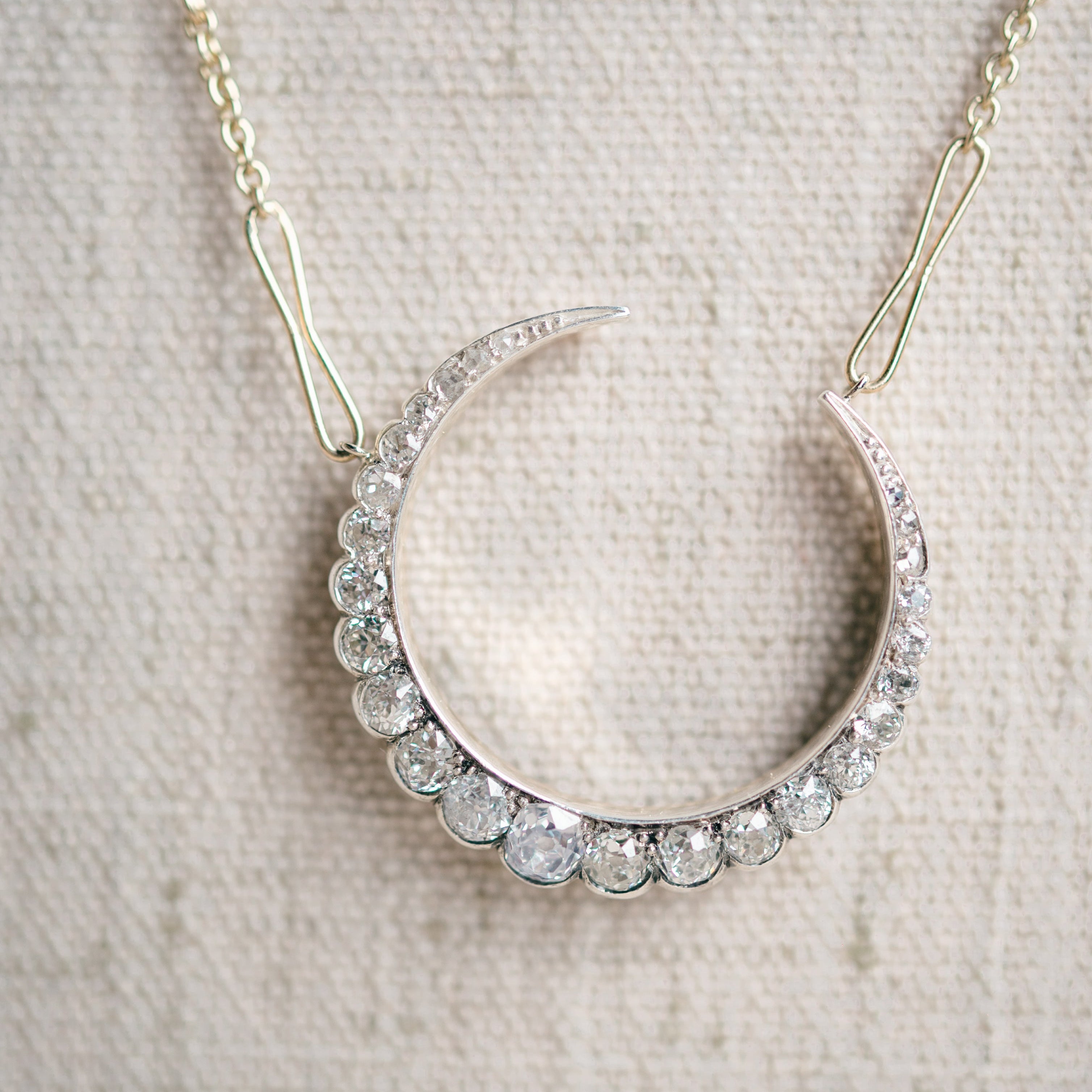Victorian Crescent Necklace