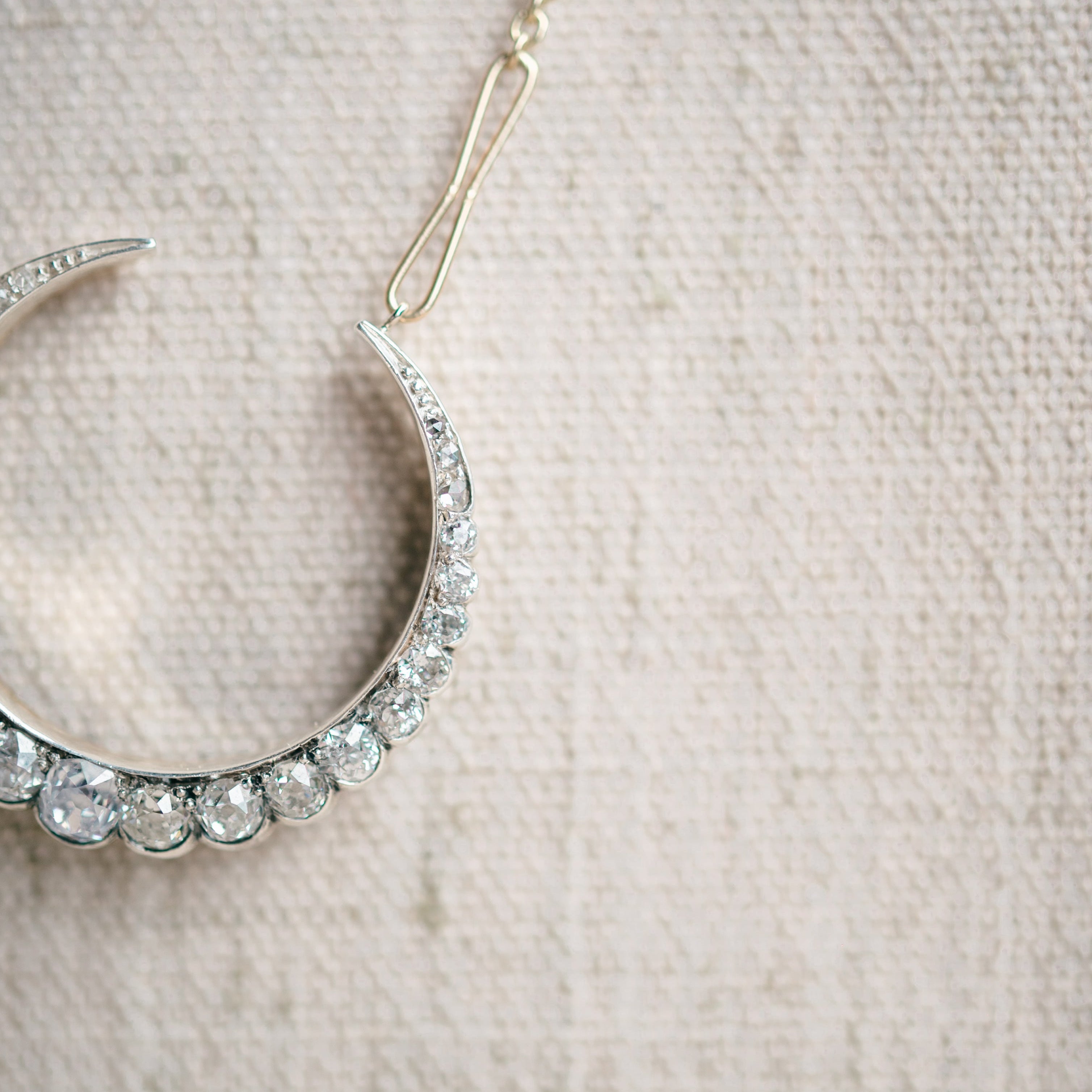Victorian Crescent Necklace