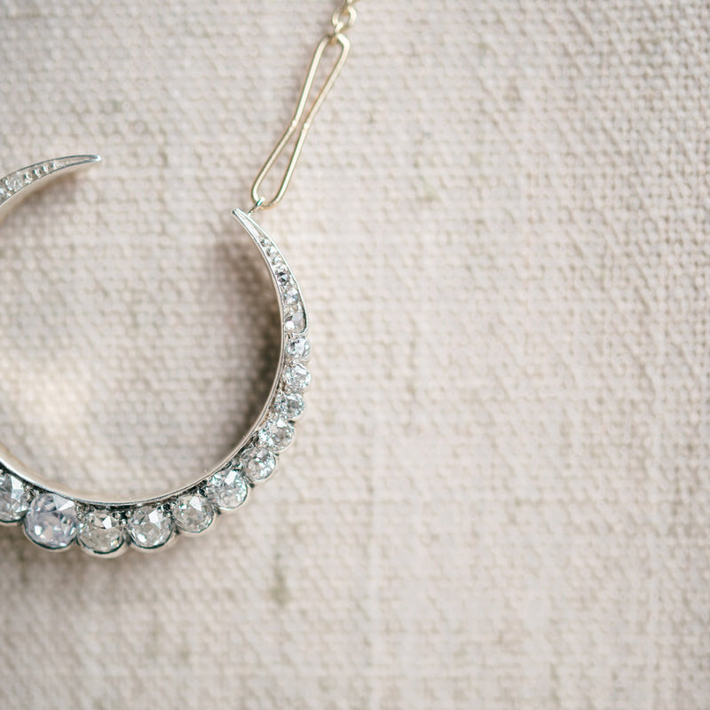 Victorian Crescent Necklace