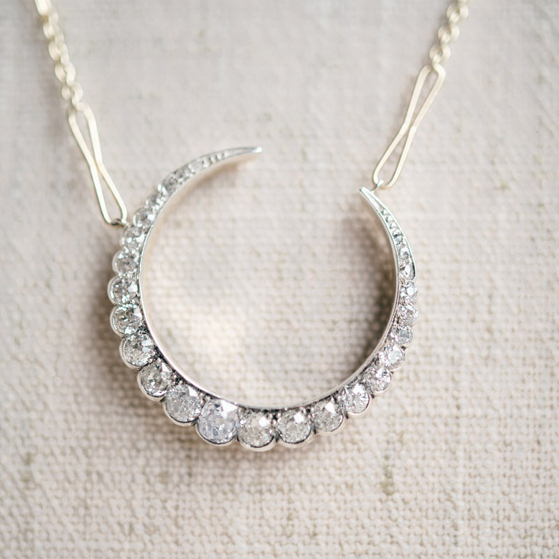 Victorian Crescent Necklace