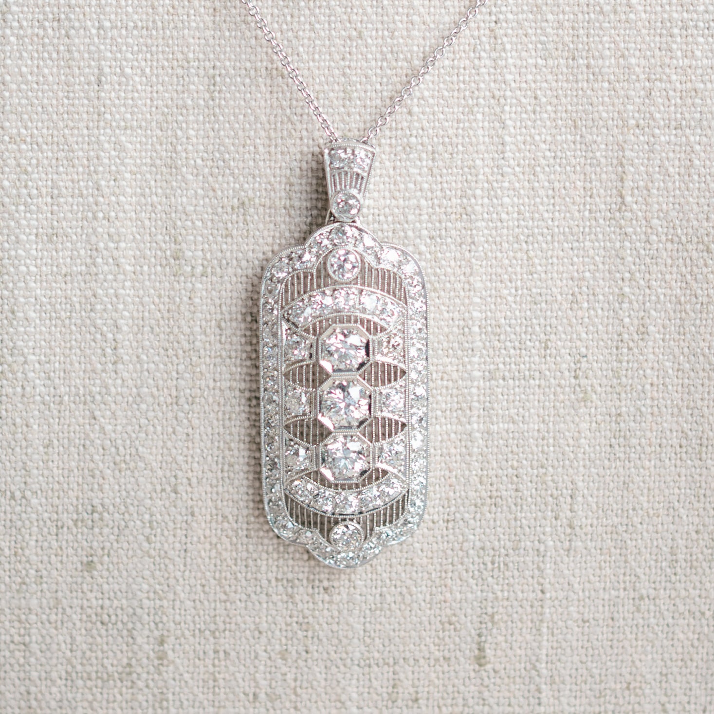 Art Deco Diamond Necklace