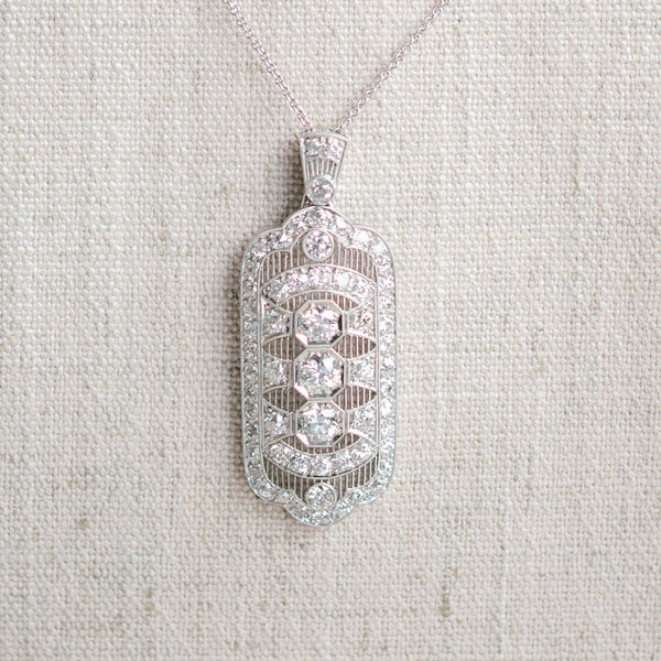 Art Deco Diamond Necklace