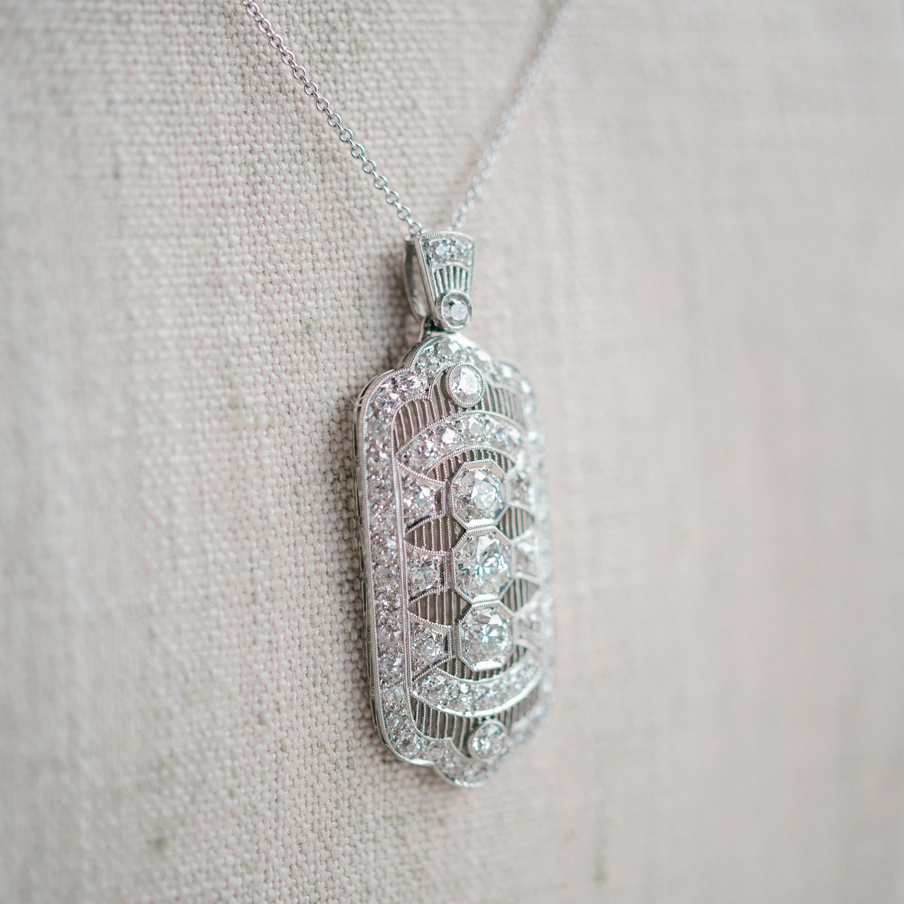 Art Deco Diamond Necklace