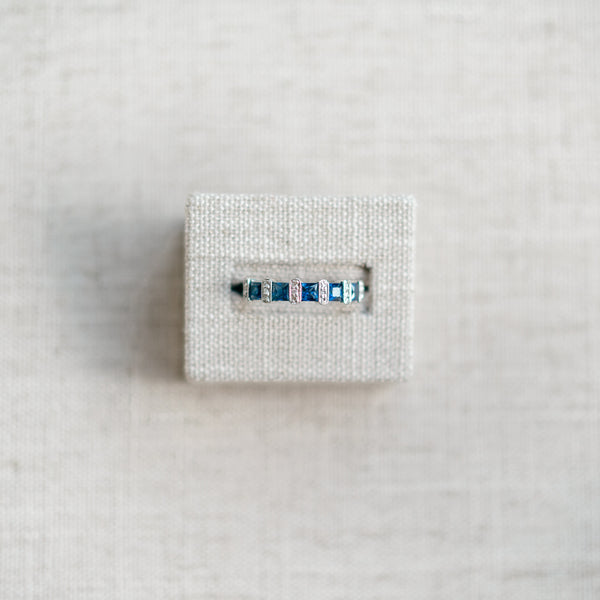 Spectacular Sapphire and Diamond Band