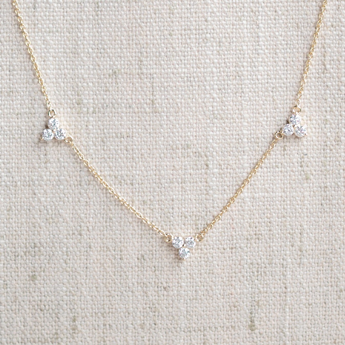 Kylie necklace, yellow gold