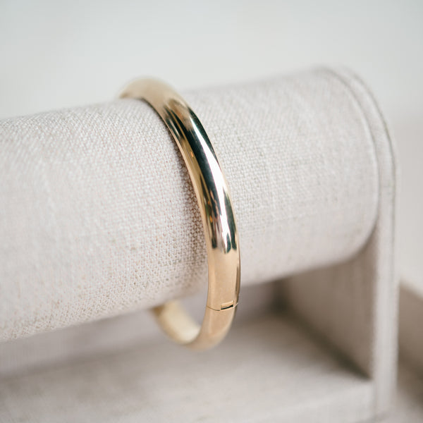 High Polished Adult Bangle