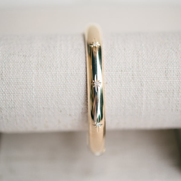 Diamond Starburst Bangle