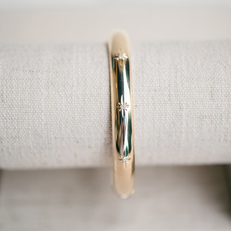 Diamond Starburst Bangle
