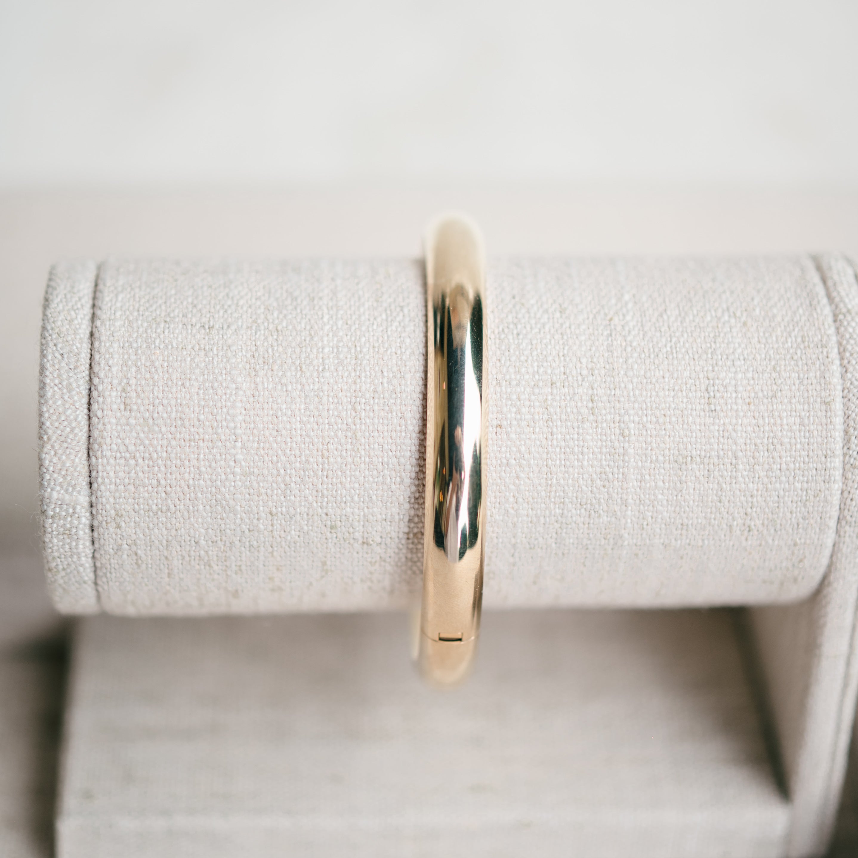 High Polished Adult Bangle