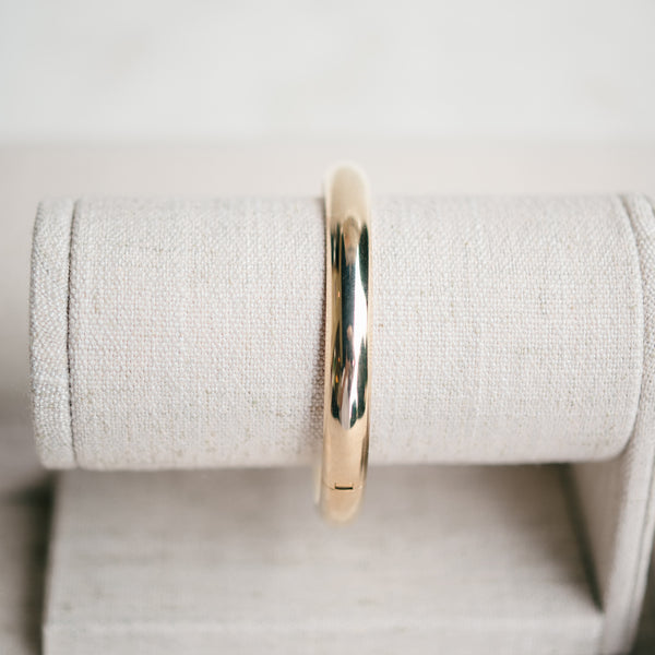 High Polished Adult Bangle