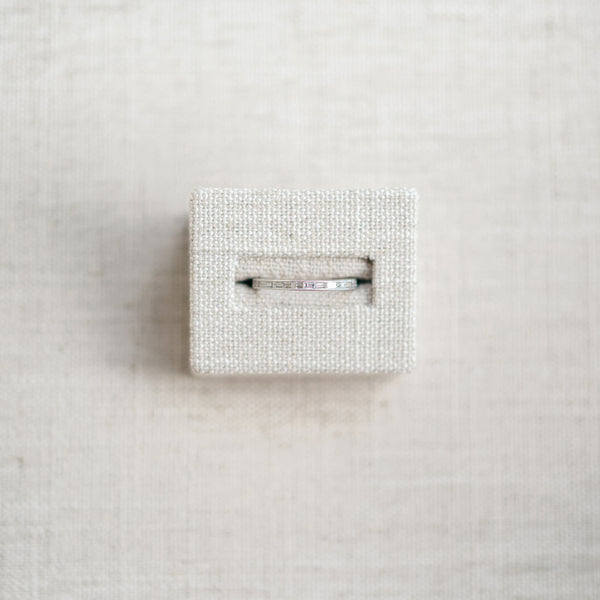East to West Diamond Baguette Band