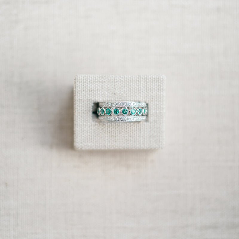 Emerald and Diamond Band