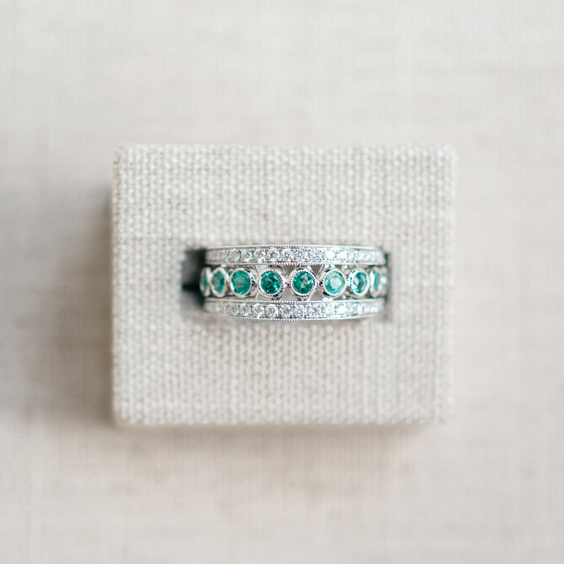 Emerald and Diamond Band